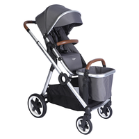 Poussette 3 en 1 pliable pour bébé, système de voyage de luxe, personnalisé, bon marché, voiture de bébé, ensemble de landau, 360 degrés