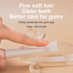 Brosse à dents électrique sonique à poils souples, étanche IPX7, rechargeable par USB, pour adultes et couples - Product Image 2