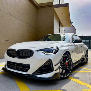 VTEN مادة PP نمط المصد الأمامي الشفة جناح الذقن لبي دبليو <span class=keywords><strong>2</strong></span> سلسلة G42 M240i + لمعان أسود شفاه أمامية قطع غيار السيارات - Product Image 6