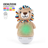 Lampe de table lumineuse Zhorya, jouet d'aide au sommeil pour bébé, poupée en peluche apaisante, animal en peluche avec veilleuse