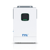 Kit Système Solaire Complet 6000W 220V 230V MPPT Batterie LiFePO4 Onduleur à Onde Sinusoïdale Pure Centrale Électrique Industrielle pour Réseau