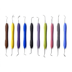 Ensemble d'instruments dentaires professionnels en acier inoxydable pour le modelage de résine composite, outils de restauration dentaire - Product Image 4