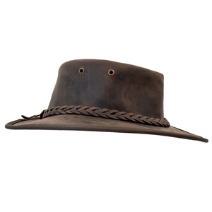 Customized <b>Western</b> Leather Fashion <b>Hats</b> New Style For Daily Use Outdoor Wear Genuine Leather Made <b>Hats</b> with Custom Logo - Product Image 5