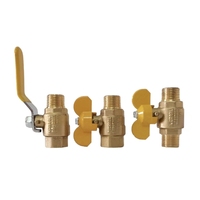 Válvula de Bola de Latón Manual 600 WOG de Alta Presión con Unión de Agua, Sellado de PTFE, Larga Duración, 1/4''-4'', Colector de Extensión