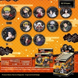 Caja Sorpresa de Colgante de Hojalata Bañado en Oro con Insignia Dorada Tallada de <span class=keywords><strong>Shippuden</strong></span>, Mercancía Oficial de Japón, Escala 1/6, Unisex - Product Image 4
