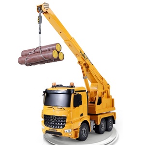 Double E 1/20 Scale RC Crane Truck Toy 2.4Ghz 10 Channels E526-003 Electric Big Remote Control Construction Truck Hobby For Kids - Product Image 2