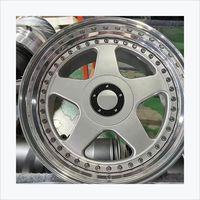 Jantes forgées 2 pièces haute résistance T6061 17 18 19 20 21 22 pouces 5x100 5x108 5x112 5x114.3 5x120 5x130 pour voitures JDM, européennes et groupe VW