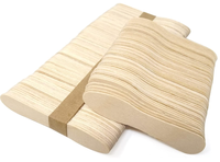 Bâtons de crème glacée en bois antiadhésif de qualité alimentaire en bois de bouleau biodégradable jetable