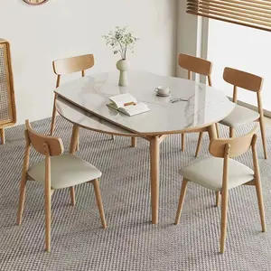 Simple Styles Solid Wood Dining Chairs Household Chairs Backrests Leisure Restaurants Dining Tables