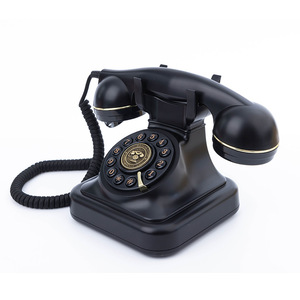 Téléphones sans fil rétro antiques, téléphone rotatif pour mariage avec fonction de confession audio et d'enregistrement de vos pensées - Product Image 3