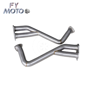 Collecteur d'échappement pour Porsche 718 GT4 / GTS / <span class=keywords><strong>Spyder</strong></span>, tuyaux de liaison sur l'essieu, alliage de titane - Product Image 3