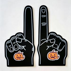 Accesorios de Animación para Fiestas y Desfiles con Logotipo Personalizado, Mano de Espuma <span class=keywords><strong>EVA</strong></span> con Diseño de <span class=keywords><strong>Calabaza</strong></span> de Halloween - Product Image 1