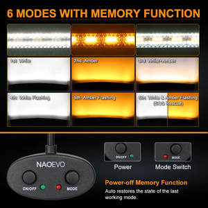 Luz de <span class=keywords><strong>Parrilla</strong></span> Todoterreno NAO 4X4, Barra de Luz LED para Parachoques Delantero de Automóvil, Fabricante de Luces LED para Camioneta, Luz de Trabajo LED para Toyota Tacoma - Product Image 2