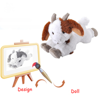 2024 nouveau Dragon volant doux confort en peluche poupée jouet vente chaude rouge brodé Dragon volant enfants doublure matériel maille PP coton