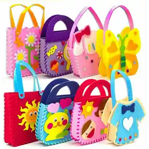 Набор для шитья для детей развивающие игрушки товары для девочек мультяшный Войлок Подарочная сумка для поделок