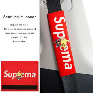 Cinturones de Seguridad para Automóvil con Diseño de Pikachu Antideslizante, con Cubierta Cómoda de Material de Poliéster, Ajuste Universal - Product Image 5