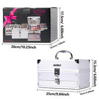 Palette de fards à paupières minéraux tout-en-un pour fabricants de cosmétiques – Coffret cadeau de maquillage professionnel – Palette complète de fards à paupières pour le visage
