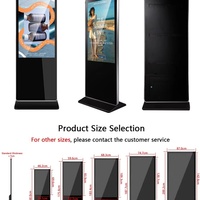 Pantalla LED Publicitaria para Interiores, con Soporte de Pared o de Pie, para Kioscos, con Reproductor Multimedia Automático