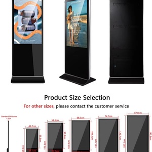 จอแสดงผล LED ดิจิทัลแบบติดผนัง/ตั้งพื้นสำหรับโฆษณาในร่ม พร้อมเครื่องเล่นสื่ออัตโนมัติ สำหรับธุรกิจดรอปชิปปิ้ง - Product Image 6