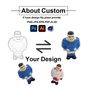 Wholesale Promotional Custom Logo Printed PU Foam Super Hero Character Shape Anti-stress Stress <b>Ball</b> <b>Squeeze</b> Toys 5 to 7 Years - Product Image 3