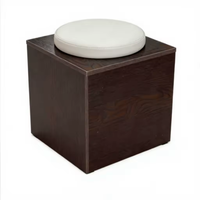 Combinaison table et chaise de style japonais en bois pour café, avec banquette en mousse haute densité durable, pour usage commercial, personnalisable