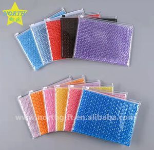 Sac de cosmétique en plastique PVC, LOGO personnalisé, avec fermeture à glissière, pochette de courrier, de cœur, 50 unité<span class=keywords><strong>s</strong></span> - Product Image 2