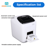 Machine de PCR en temps réel et système d'extraction automatique d'acides nucléiques ADN ARN, laboratoire portable pour expériences en extérieur