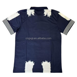 Disesuaikan grosir 2025 2026 musim baru Jersey sepak bola baju sepak bola hitam merah garis kualitas Jersey sepak bola untuk pria - Product Image 1