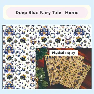 Papier d'emballage en peau de vache YZ pour cadeaux de conte de fées, boîtes d'emballage en gros, boîte de papier d'emballage en carton pour répondre aux besoins en vrac - Product Image 2