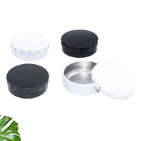 RTS 55*18mm Mini Petites Boîtes en Fer Blanc de 10g à Ouverture Facile, Rondes, pour Baume à Lèvres
