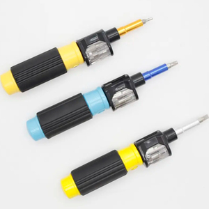 Tournevis combiné 6-en-1, ensemble d'outils de tournevis, tournevis à tête rotative télescopique, poignée ronde - Product Image 3