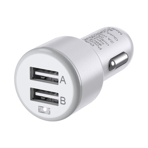 ที่ชาร์จในรถยนต์, อะแดปเตอร์ USB แบบ 2-in-1 สำหรับโทรศัพท์มือถือและช่องจุดบุหรี่ (1-to-2) - Product Image 1
