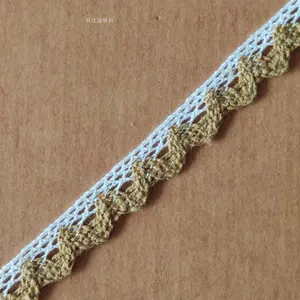 cotton crochet double color lace