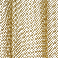 Paravents décoratifs de luxe en maille métallique en acier inoxydable et alliage d'aluminium, résistants à la corrosion, pour la soudure et le pliage