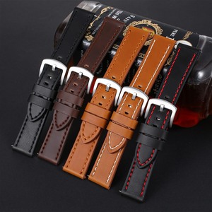 Cinturino in vera pelle a sgancio rapido <span class=keywords><strong>per</strong></span> orologi sportivi Cinturino in pelle Cinturino in pelle Pazzo 18 20 22 24mm - Product Image 1