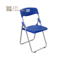 JJY-ZDY-C006 chaise pliante blanche robuste de HDPE pour l'option en gros empilable portative d'événements extérieurs