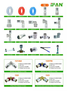 IFAN OEM échantillon gratuit <span class=keywords><strong>G</strong></span> BSP fileté TH U Type HVAC 1216mm 1620mm 2026mm 2632mm plomberie chauffage par le sol en laiton PEX raccord à pression - Product Image 4