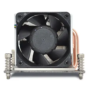 Hangdahui Active radiador com ventilador alumínio cpu ventilador lga 2011 radiador 2U cpu cobre dissipador lga servidor cooler