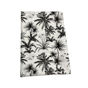 Tela de poliéster con estampado de piel de melocotón, textiles para pantalones cortos, Palma tropical, venta directa de fábrica - Product Image 5