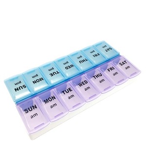 7 Days Removable Weekly Compartments Travel Pill Box Organizer Planner Storage Cases