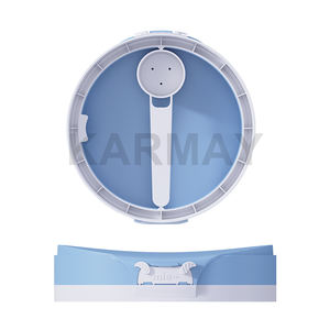Couvercle intelligent en plastique de 13CM, couvercle rond en étain pour lait de chèvre en poudre avec cuillère intégrée, prêt à l'emploi - Product Image 4