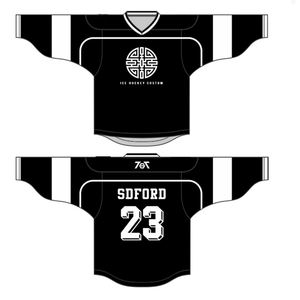 En Yeni Tasarım Üstün Kalite Buz Hokeyi Formaları Satılık Yeni Model Özelleştirilmiş Takım Spor Giysisi Erkek Buz Hokeyi Formaları - Product Image 6