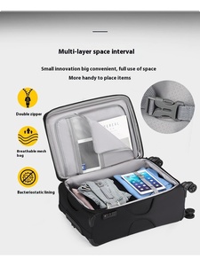 Ultra Light Aluminium Abs Large Capacity Suitcase Oxford Luggage Password Rod Small Boards Rod <b>Trolley</b> <b>Bag</b> Roller <b>Bag</b> Spinner - Product Image 5