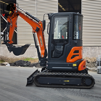 Livraison gratuite, excavatrice de 3 tonnes, moteur Kubota EPA Euro5, mini-excavatrice hydraulique multifonction, excavadora, digger, prix bas