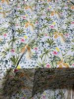 Rideaux occultants modernes en polyester 100% avec motif de feuilles à œillets, fabrication de rideaux en gros, personnalisables, pour fenêtres de maison