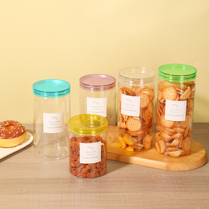 750ml rõ ràng nhựa đựng thức ăn lọ với miệng rộng mở BPA miễn phí cho số lượng lớn các loại hạt ngũ cốc và nhà bếp lưu trữ kinh doanh - Product Image 3