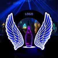 Présentateur de bouteille Acrylique Glorifier VIP Affichage LED Bouteille Lumière Stand Rack pour Night Club Bar