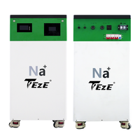 Batteries tout-en-un les plus vendues 45V 200Ah 9kWh pour stockage d'énergie solaire domestique, batterie sodium-ion avec module de chauffage