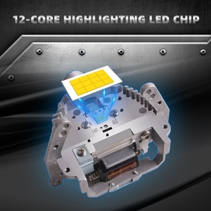 Sanvi Popular 3 Inch 52w 62w 5000k High Low Beam Automotive <b>Led</b> Lamps H9 Bi <b>Led</b> Lens <b>Projector</b> Headlight 3.0 - Product Image 4