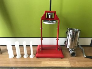 Machine à farcir les saucisses BRNC 3L, machine manuelle pour faire des saucisses <span class=keywords><strong>maison</strong></span>, <span class=keywords><strong>chorizo</strong></span>, etc. - Product Image 5